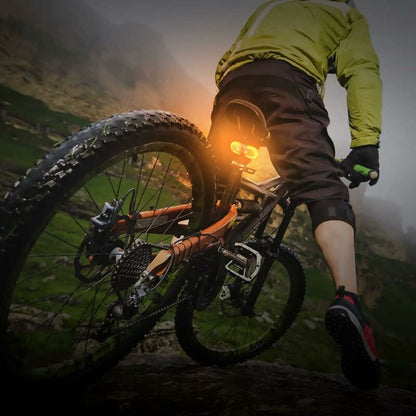 Bike Tail Light With Turn Signals - Split Wireless Remote Control For Cycling Rechargeable 5 Modes Safety Warning