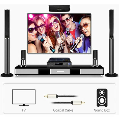 Digital Coaxial Audio Cable, Hifi 5.1 Spdif Rca To Rca Male To Male, For Digital Audio And Composite Video Cables