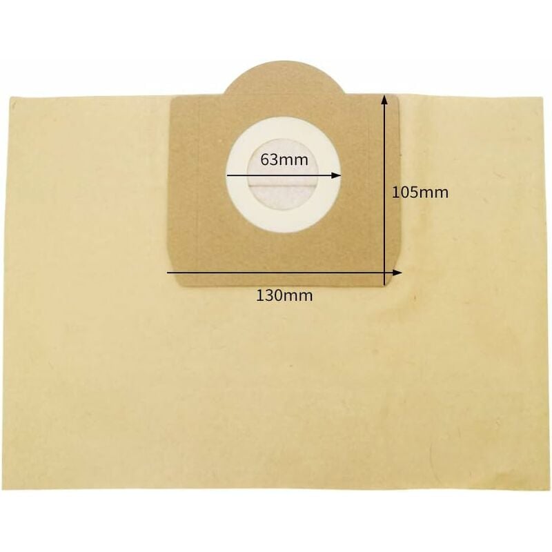 5 pcs Upright Vacuum Cleaner Bag, For Karcher Wd3, Wd 3 Premium, Wd3200, Wd3500P, A2204, A2204, A2534, Se4001,
