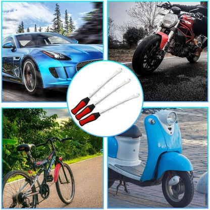 Tire Lever 23 Suits, 3 Tire Levers, 3 Wheel Rim Protectors Tool Kit 10 Tire Valve Caps And Caps For Motorcycle Bike