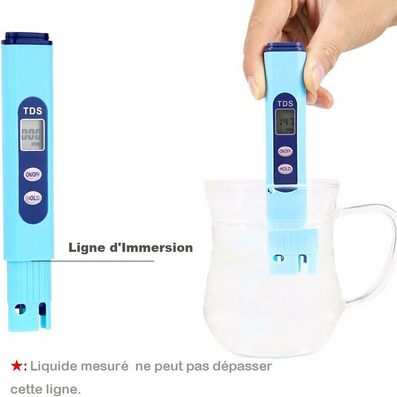 Digital Lcd Water Quality Meter Tester Professional Measuring Pen Water Hardness Mineral Impurities Content In Water