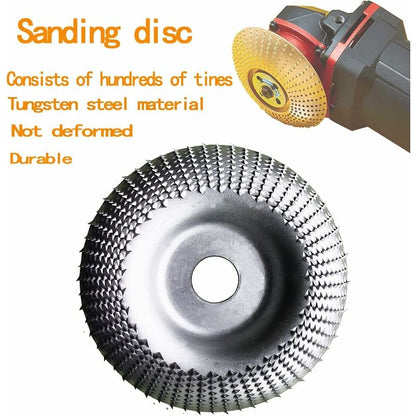 Wood Grinder Disc 110 Mm, Wood Grinder Disc For ROugh Grinding Of Materials, Wood Carving Disc Suitable For 115 Mm-125