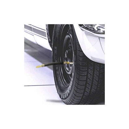 4 pcs Set Tire Valve Extension Flexible Tire Hose Valve 150Mm With 2 Brackets