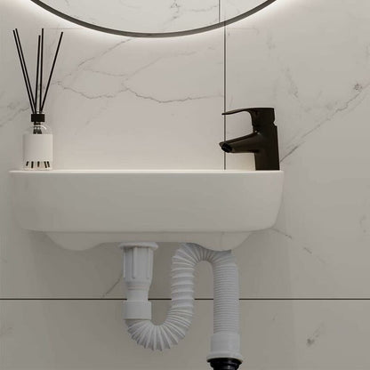 Sink Drain, Space-Saving Drain, Flexible Sink Drain, Sink Drain, Extendable From 40 To 80 Cm