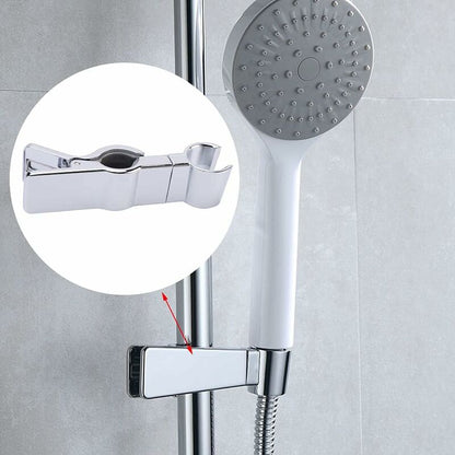 Shower Head Holder For Slide Bar, Universal 22-25Mm Rail Head Bracket Holder For Slide Bar Slider Clamp Bathroom