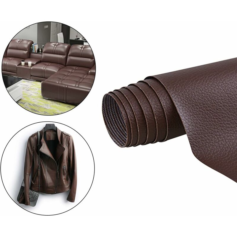 Leather Repair Patch, 1 ROll Self Adhesive Pu Leather Repair Patch First Aid Kit For Car Seat Sofa Furniture Jackets