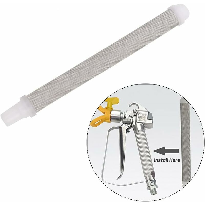 5 pcs Airless Spray Gun Filter Elements 60 Mesh Airless Paint Sprayer Nozzle Accessories For Wagner Airless Paint Spray