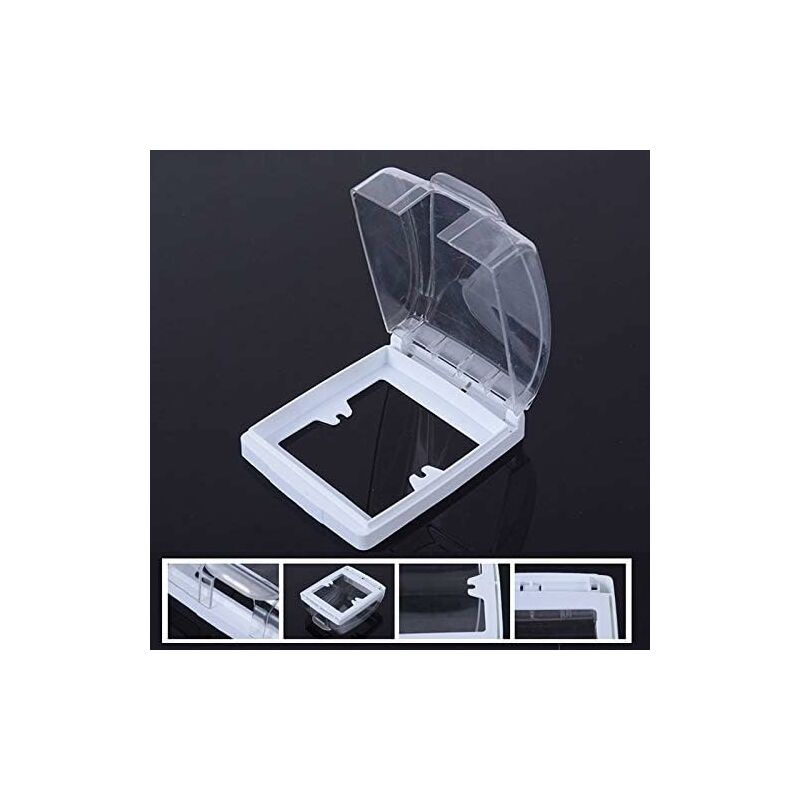 Electrical Outlet Protective Cover, Waterproof Plastic Switch Cover For Wall Light, Doorbell, Flip Cap For Home And