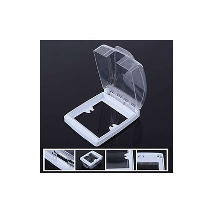 Electrical Outlet Protective Cover, Waterproof Plastic Switch Cover For Wall Light, Doorbell, Flip Cap For Home And