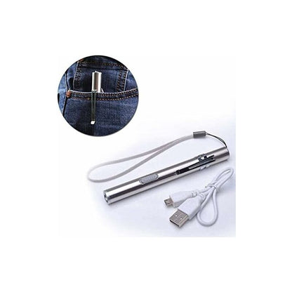 3 Pack Nurse Pen Light Medical Pen Light Usb Rechargeable LED Flashlight Stainless Steel Torch For Doctors Students