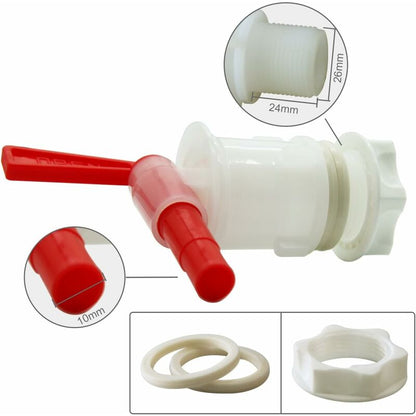 4 Pack Plastic Spigots For Craft Beer Bottling Bucket