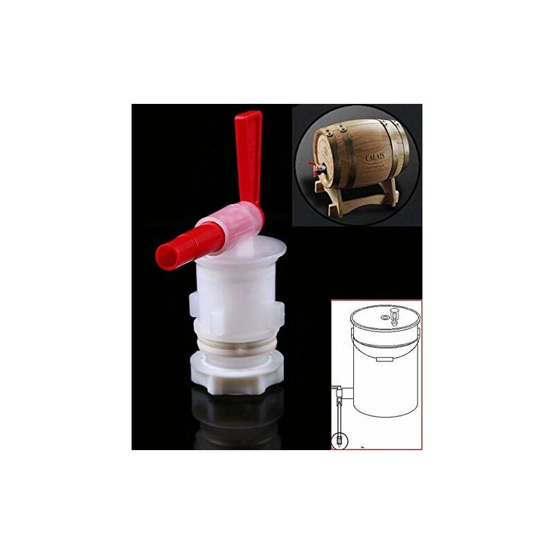 4 Pack Plastic Spigots For Craft Beer Bottling Bucket
