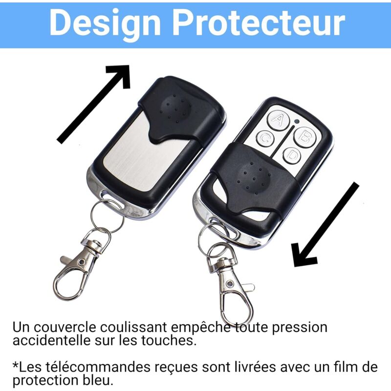 433.92 Mhz Gate Remote Control Universal Gate Remote Control Garage Door Remote Control 4 Channel Fixed Code Duplicator