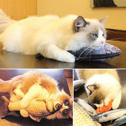 5 pcs Catnip Toys Fish, 20Cm Catnip Cat Toys, Catnip Fish, Simulation Plush Fish, Plush Fish, Interactive Cat Pillow,