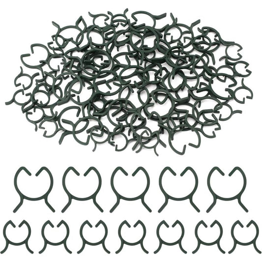 200 pcs Plant Support Clips,Plastic Plant Clips,Climbing Plant Fixing Clips,Garden Clips,For