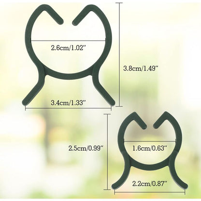 200 pcs Plant Support Clips,Plastic Plant Clips,Climbing Plant Fixing Clips,Garden Clips,For