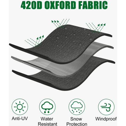 1000L Ibc Tank Cover, 420D Water Tank Cover, Anti-Uv Tank Protection Cover, Ibc Tank Protective Cover With Zipper, 120