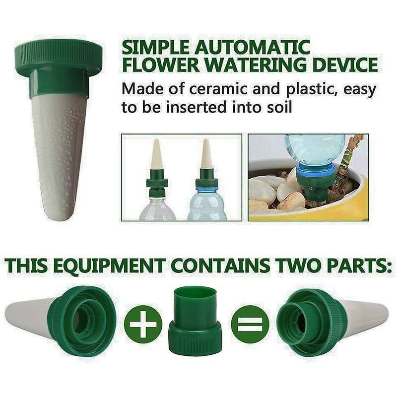 Automatic Plant Watering Device Ceramic Self Watering Spikes Flower Watering Spikes Drip Irrigation Watering System For