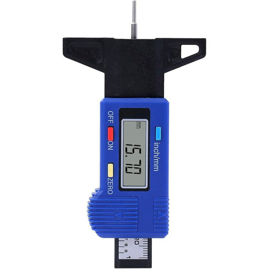 Digital Tire Depth Gauge Caliper Carbon Fiber For Car Motorcycle Vans Trucks 40141563
