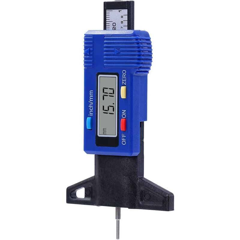 Digital Tire Depth Gauge Caliper Carbon Fiber For Car Motorcycle Vans Trucks 40141563