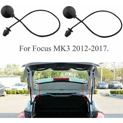 2 pcs Rear Parcel Shelf Tie Down Cords Compatible With Ford Focus Mk3 2012-2017 Cv6Z5846538A Bm51A46538Aa