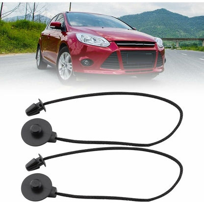 2 pcs Rear Parcel Shelf Tie Down Cords Compatible With Ford Focus Mk3 2012-2017 Cv6Z5846538A Bm51A46538Aa