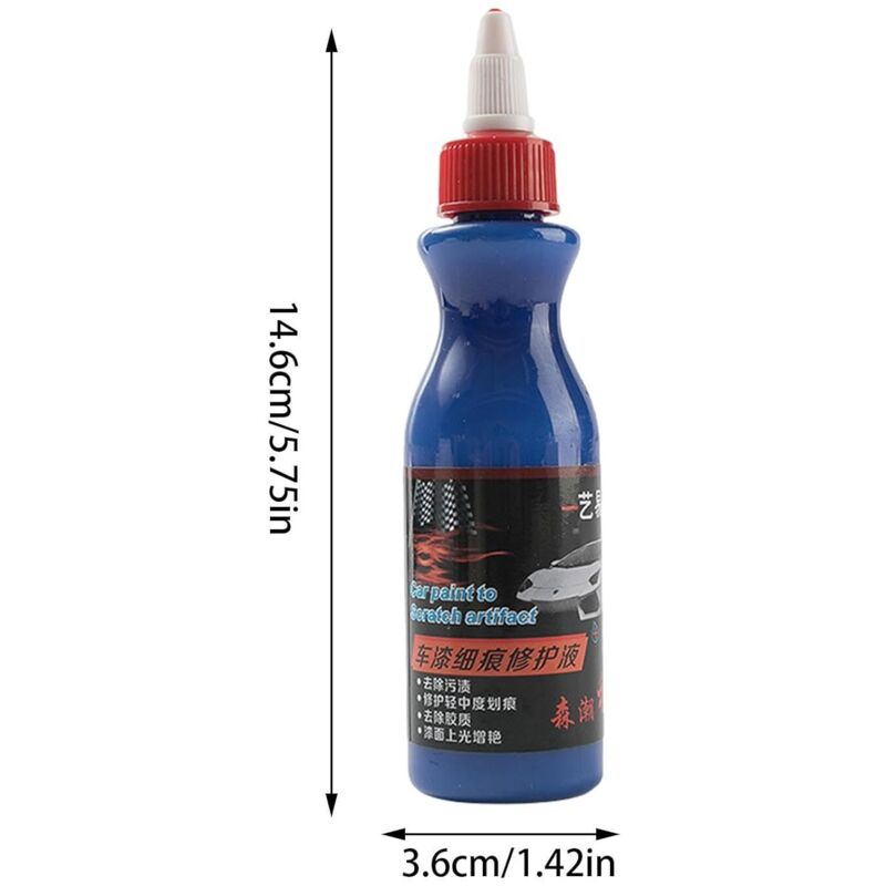Car Paint Scratch Repair Scratch Remover 100Ml For Vehicles Multifunctional Car Polishing Compound Rubbing Compound
