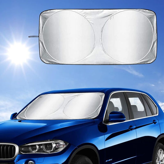 Car Windshield Sun Shade,Foldable Front Windshield Visor Sunshade Cover,Anti Uv Reflective Protector,Sunshade Block