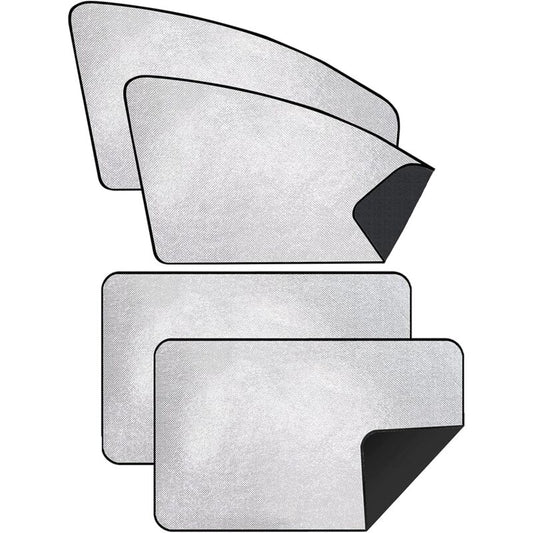 Car Sun Shade - Car Curtain For Baby/Kids/Pets/Adults Car, With Uv Protection, Privacy Protection, Silver