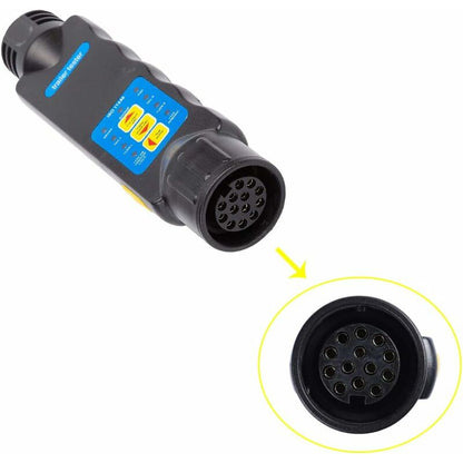 13 Pin Trailer Tester, 13 Pin Car Trailer Tester, 12V Trailer Tester 13 Pin Lights Wiring Circuit Diagnostic Tools (13