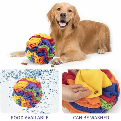 Dog Snuffle Mat Ball, Dog Play Mat, Interactive Dog Toy, Puzzle Slow Feeding Snuffle Mat, Stress Release For Small