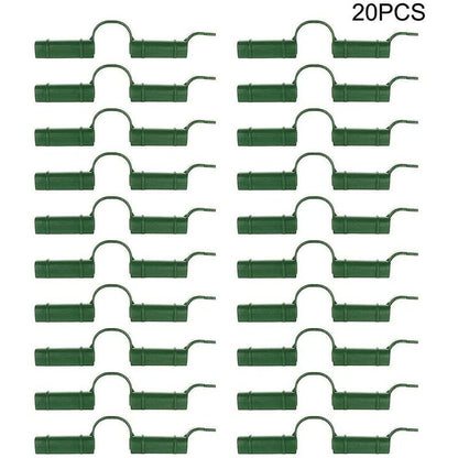 20 pcs Greenhouse Clips Greenhouse Tube Clips Fixed Tool Garden Tarpaulin Sun Protection Clips 1.1Cm