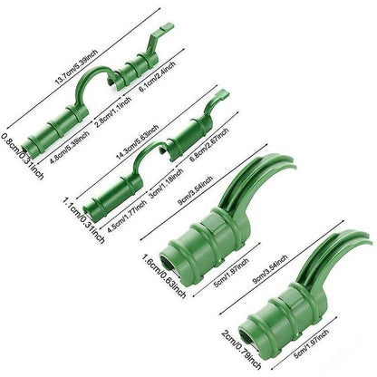 20 pcs Greenhouse Clips Greenhouse Tube Clips Fixed Tool Garden Tarpaulin Sun Protection Clips 1.1Cm