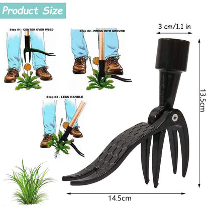 Tools Garden Manual Weeder Knife, Gardening Weed Puller Claw Tool, Hand Weeder Tool With 4 Claws, DAndelion Weed Puller