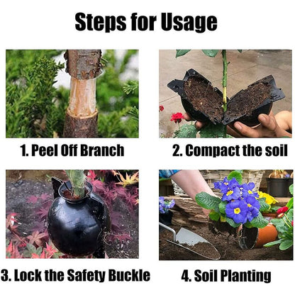 12 pcs High Pressure Plant Box Garden Growing Breeding Grafting Propagation Ball High Plant ROoting Device For Garden