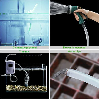Transparent Pressure Hose 3 Meters, 10 × 12Mm Flexible Pvc Tubing Tube