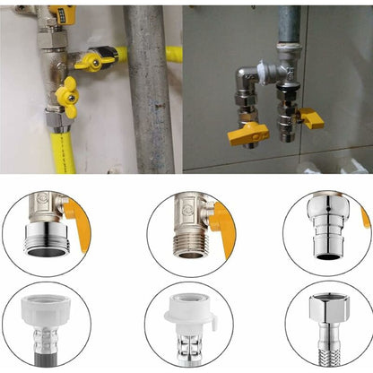 Brass Three Way Valve, Brass Three Way Shower Valve, Brass Three Way Valve, T Connection, Kitchen Or Bathroom Stop Valve