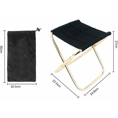 Folding Camping Stool, Mini Portable Folding Stool Portable Folding Chair For Camping, Fishing, Travel