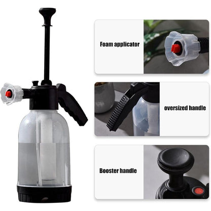 Pressure Sprayer, 2L Portable Lawn Foamer - Rich Foam Spray Tool For Home, Lawn, Garden, Car Detailing