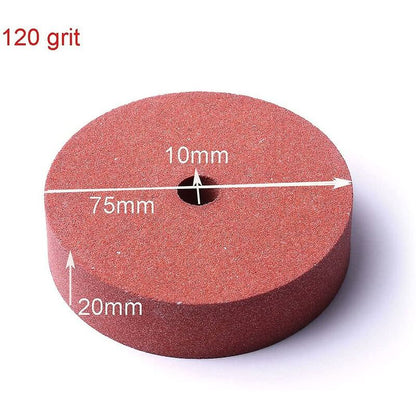 75Mm 1Pc Diameter Grit 120 Polishing Stone Grinding Wheel For Bench Grinders