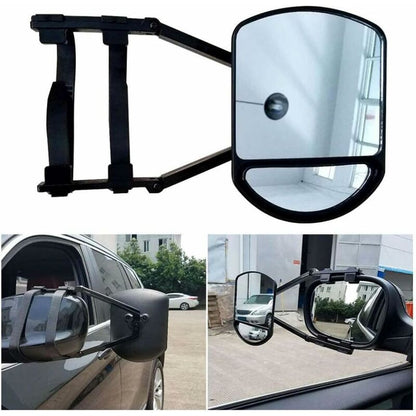 Rearview Mirror, Car Towing Mirror Extended Rearview Mirror Wide Angle Auxiliary Mirror For Car Truck Trailer Rv