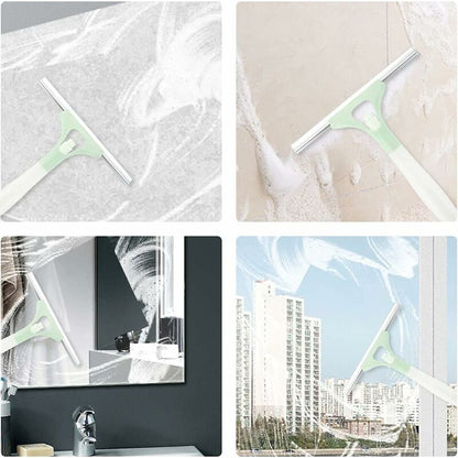 Green Car Window Cleaning Squeegee For Interior And Exterior