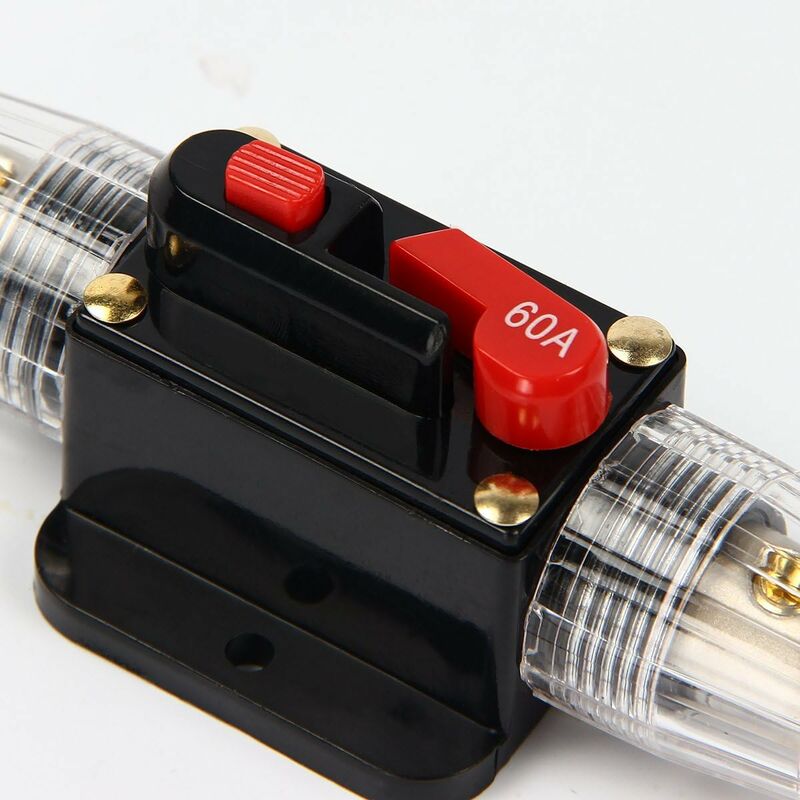Car Circuit Breaker 12V - 24V Dc Car Protection With Manual Reset Switch Fuse 100A