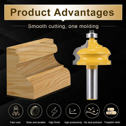 Classic Cove Edge And Trim ROuter Bit Classic Cove Contour ROuter Bit With 1/2-Inch Shank (1/2" Shank Width)