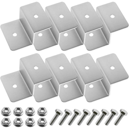 Solar Panel Mounting Bracket Kit Z Type With Nuts And Bolts 1 Hole