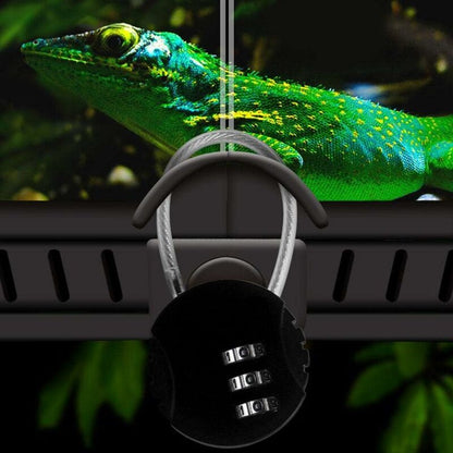 Security Padlock, Combination Lock Code Lock Travel Lock With Steel Cable 3 Digit Luggage Lock For Suitcases And