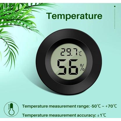 3-Pack Hygrometer Thermometer Digital Lcd Monitor Humidity Meter Gauge For Humidifiers Dehumidifiers Greenhouse