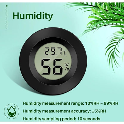 3-Pack Hygrometer Thermometer Digital Lcd Monitor Humidity Meter Gauge For Humidifiers Dehumidifiers Greenhouse