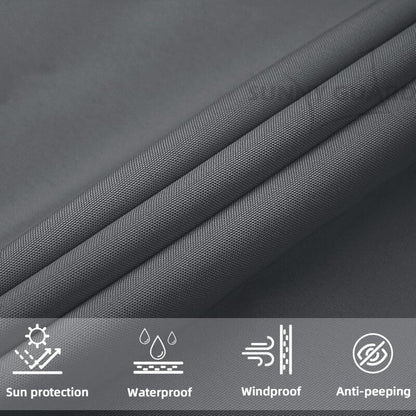 Triangular Shade Sail 3X3X3M Waterproof Shade Cloth Uv Protection For Patio Garden, Terrace, Outdoor, Balcony,