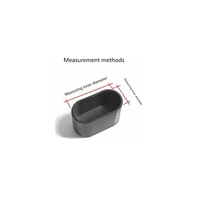 Chair Leg Caps，Oval Silicone Furniture Feet Pads Cover Table Protectors Floor Scratches，8-24 pcs-Transparent/24 pcs